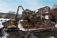 Between March and April 2021 and an additional phase this past spring, the Costello Dismantling Company Inc. completed the demolition of the 400,000-sq.-ft. former Anaconda American Brass Company manufacturing plant in the city of Waterbury, Conn.
(Photo courtesy of Costello Dismantling Co. Inc.) 