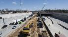 The design-build project covered 11 mi. of highway, covering I-35E south of downtown Dallas, U.S. 67 between I-35E and I-20 and the I-35E/U.S. 67 split.(Photo courtesy of TxDOT.) 