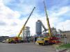 Spanish rental company Tinlohi deployed its Grove cranes in tandem on a wind farm and then at an industrial plant. Both projects were completed without a hitch. 
