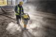 The battery powered BOMAG BT 60 e tamper's plug-and-play design guarantees easy charging without tools; an optional quick charger allows for the battery to charge in less than 2 hours. A maintenance-free electric motor is protected against shock and dirt by a rugged casing to ensure its longevity. 