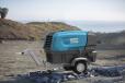 The battery-powered portable air compressor from Atlas Copco, B-Air 185-12. 