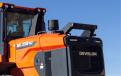 Pictured is the new object detection system option for DEVELON -7 Series wheel loaders. 