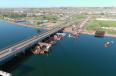 It’s anticipated the new bridge will be open in the summer of 2024. Removing the existing bridge and plaza work under each abutment will then follow.
(SDDOT Pierre-Fort Pierre Bridge Project photo) 