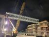 Hodges Erectors, Miami, Fla., assembled and installed a pedestrian bridge at the Aventura Station for the Brightline train line in central Florida.  