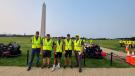 In partnership with the National Park Service, Trust for the National Mall and NALP, New Holland Construction and CNH Industrial volunteers worked to complete projects at the Washington Monument. (New Holland Construction photo) 