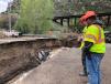 CDOT maintenance crews have been managing CO 133 road damage around the clock since April 29.
(Colorado Department of Transportation photo) 