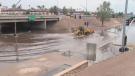 The Arizona Department of Transportation managed construction of the $38 million drainage system on behalf of the Maricopa Association of Governments, the Valley’s metropolitan planning organization.
(Arizona Department of Transportation photo) 