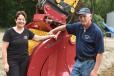 Donna LaFata, president, and Anthony LaFata, vice president, bring more than 50 years of excavating experience to A & D Equipment. Their first Rotastar is still in use on their job sites every day.
(CEG photo) 
