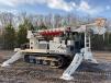 Terramac's RT7U crawler carrier was paired with a Terex 4047 digger derrick at The Utility Expo. 