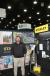 Zac Wujek of Stanley Infrastructure was at the Utility Expo with Stanley’s hydraulic handheld systems, its extensive Paladin line of attachments and its LaBounty line of hammers.
(CEG photo) 