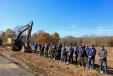 ODNR staff joins community leaders for a groundbreaking ceremony at Salt Fork State Park.
(ODNR photo) 