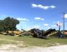 Sand Science’s yard faces I-95, Exit 33, with various screeners and track stackers in
stock.
(Sand Science Inc. photo) 