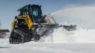 The larger 24-90 model boasts a 90-in. dual auger is designed for hydraulic flows from 34 to 50 gpm, making it ideal for those who need to move large volumes of snow quickly. 