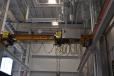 The shop has nine cranes — three are 2.5 ton, one is 25 ton, four are 10-ton and one is 15 ton. The 25-ton and 10-ton cranes can work together for a 35-ton lift capacity.
(CEG photo) 