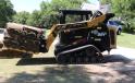 For the grass part of the effort, CR Lutzke Golf uses ASV skid steer loaders to haul in pallets of sod. It all adds up to approximately 6,000-7,000 cu. yds of material per project. 