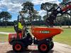 Among CR Lutzke Golf’s equipment at the Country Club of Landfall in Wilmington are AUSA-made compact dumpers, featuring load capacities between 2,000 to 22,000 lbs. 