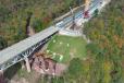 The existing bridge is scheduled for replacement because it is nearing the end of its design service life and considered functionally obsolete due to lack of roadway shoulders.(Aerial and drone services by Keystone Aerial Cam Ltd. of Pa. photo) 