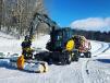 Canonica Land Works equips its Mecalac 11MWR for winter tree harvesting.
(CEG photo) 