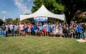 Volvo CE dealer ROMCO Equipment and Dream On 3 partnered to host a tailgate for a Dream Team wish recipient at a Southern Methodist University football game in September.   (Photo courtesy of Volvo)