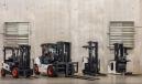 Bobcat-branded products include internal combustion cushion and pneumatic tire forklifts, electric counterbalance forklifts, narrow aisle forklifts, pallet trucks/stacker forklifts and warehouse vehicles.   (Photo courtesy of Bobcat)