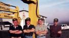 (L-R): Ron Wietbrock, David Wietbrock, Skip Henson and Terry Miller at Ronson’s start up facility in Griffith, Ind., September 2000.   (Photo courtesy of Ronson Equipment)