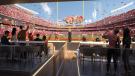 New End Zone Clubs and Suites will introduce new viewing and hospitality experiences that are now common in newer NFL venues.
   (Kansas City Chiefs’ rendering
)