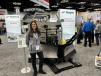 Aebi Schmidt had a massive booth at the NTEA Work Truck Show with its Towmaster and Meyer Plow divisions displayed. Kristen Zody, regional sales manager of Aebi Schmidt, Monroe, Wis., with Meyer’s most popular Pro Mount plow attachment system.   (CEG photo)