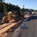 The remaining work consists of shifting traffic to the newly constructed frontage roads, excavating the area where FM 2 currently crosses SH 6, constructing the FM 2 bridge and SH 6 main lanes.   (Larry Young Paving photo)