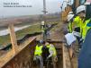 The team will use advanced helical piles for the foundation rather than traditional mini piles. This approach uses steel shafts with helical plates to ensure optimal load transfer to stable soil layers.   (NYC DDC photo)