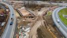 Drone image from January 2024 of the existing I-484/I-81 northern interchange in Cicero, N.Y.   (NYSDOT photo)