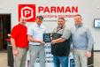 (L-R): Paul Wade, Shann Cooke, Scott Syler and Shay Klusmeyer.   (Takeuchi photo)