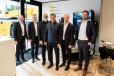 Looking forward to working together as partners in the future. (L-R): Jan Keppler and Daniel Pitzer (Liebherr), Christian Döbeln and Freddy Lund (Tenstar) as well as Julian Rapp and Marcel Flir (Liebherr).   (Liebherr photo)