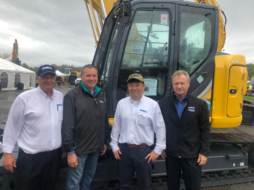 (L-R): Representing Kobelco are Terry Ober, Dave Donneral, Pete Morita and Randy Hall.