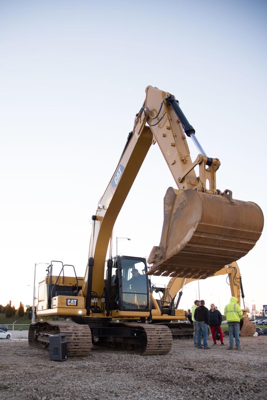 Demonstrations of the Cat Next Generation excavators were among the many highlights of Iron Night.
