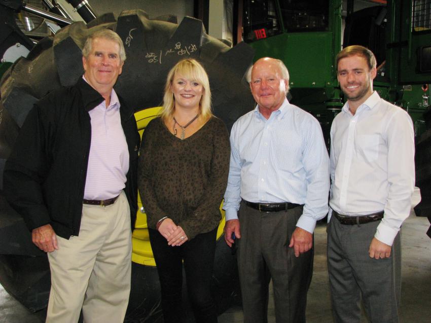 (L-R): Phil Alday, C.P.A. for Alday, Wright & Giles, P.C., Valdosta, Ga.; Christie, Chris, and Flin Cannon. Alday has been a trusted steward of the finances of the Cannon family for decades, since the early days and growth of Flint.
