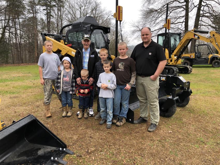 Gene (L) and Ryan Kaiser of Enchanted Construction in Greenville, S.C., had their family along for the event.