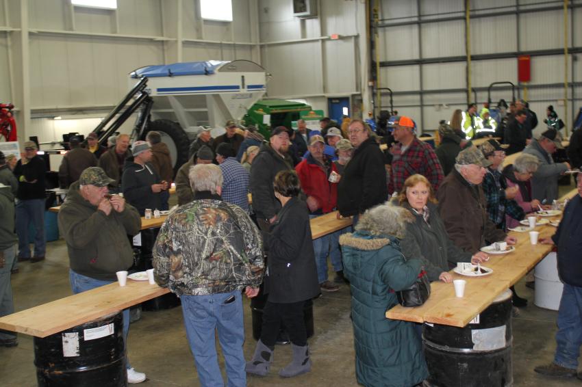 Lano Equipment of Norwood, Minn., hosted its annual Pork Chop Lunch and Open House Feb. 25.
