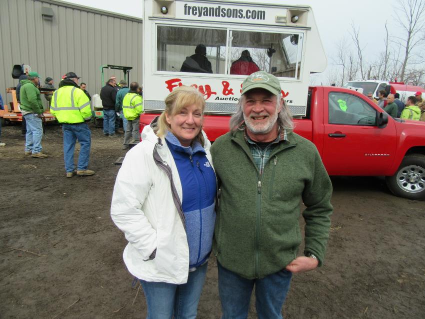 With plans to scale back their operations to focus on rebar and ironworking, Cuyahoga Bridge & Road owners Joyce and Kevin Schemp were pleased with the auction results.
