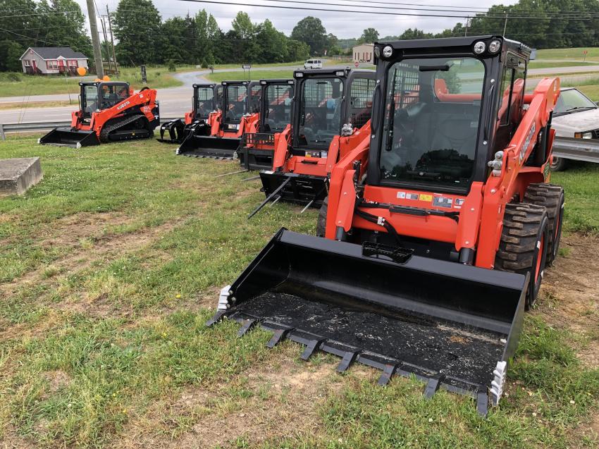 Kubota’s versatile track loaders are customizable with a large assortment of available attachments.