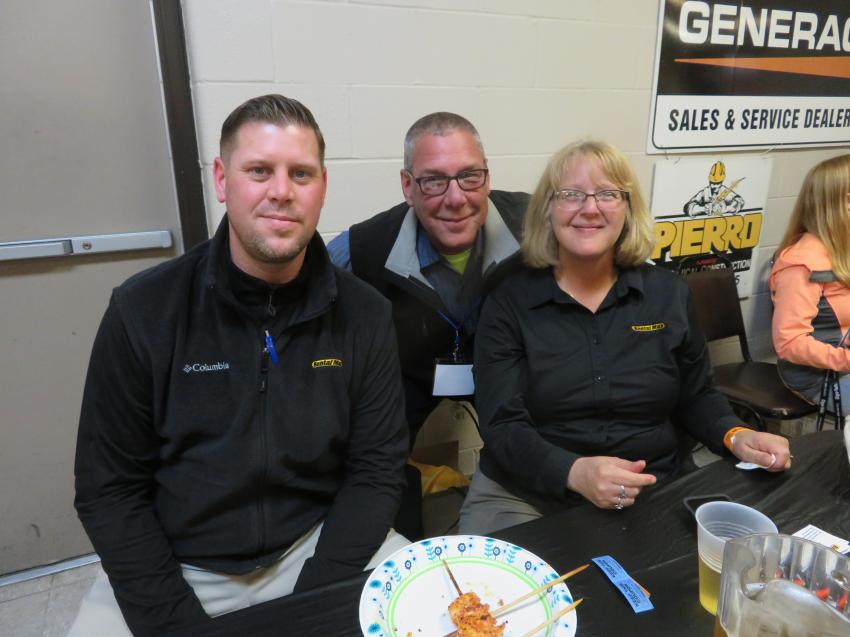 (L-R): Matt Rickmon, Mike Mata and Peggy Rose of the Rental Max Team pause for a picture.
