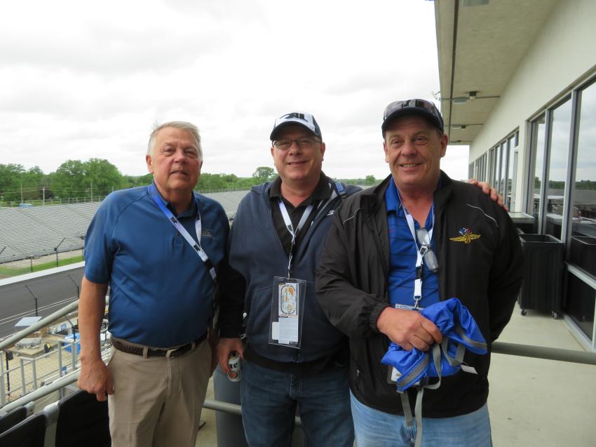(L-R) are Tom Ellis, senior consultant of Howell Tractor & Equipment Co. and Rich Varvil and Dave Prentice, both of Phoenix Services.
