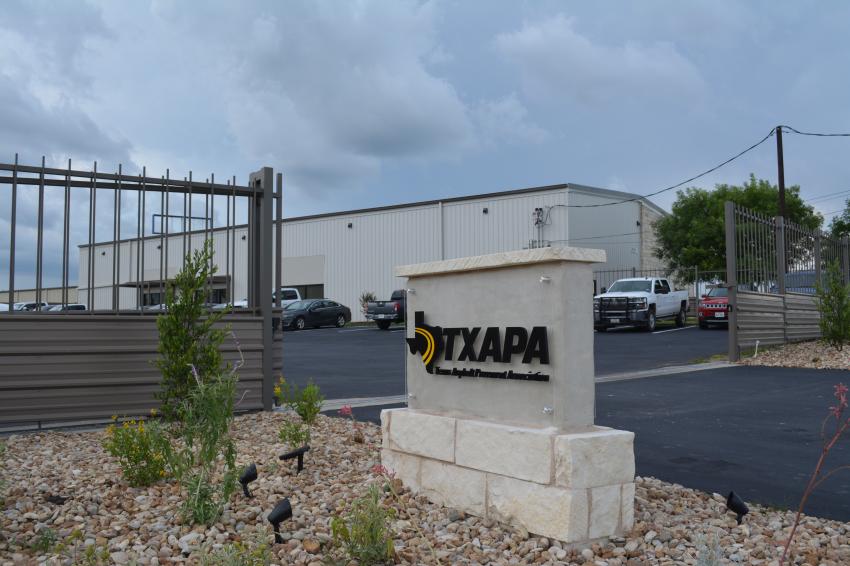 The newly-completed second building on the campus of the Texas Asphalt Paving Association.
