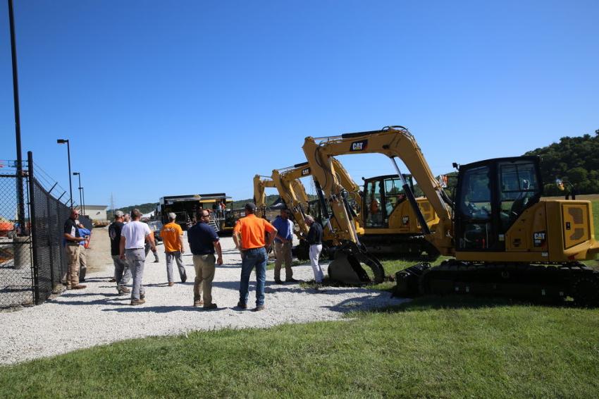 The new mini-excavator models include the 301.5, 301.7 CR, 301.8, 302 CR, 307.5, 308 CR, 309 CR and 310.
(Adam Hancock, Fabick Cat photo)