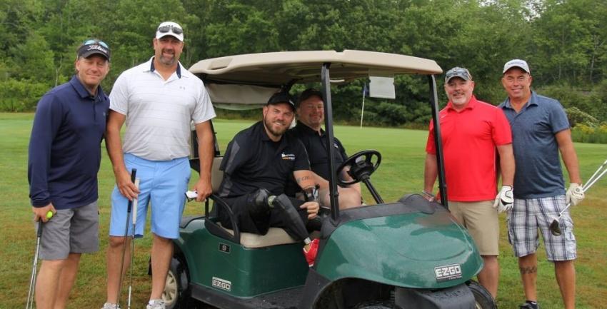 These golfers were happy to participate in the Nortrax 11th Annual Golf and Auction event.