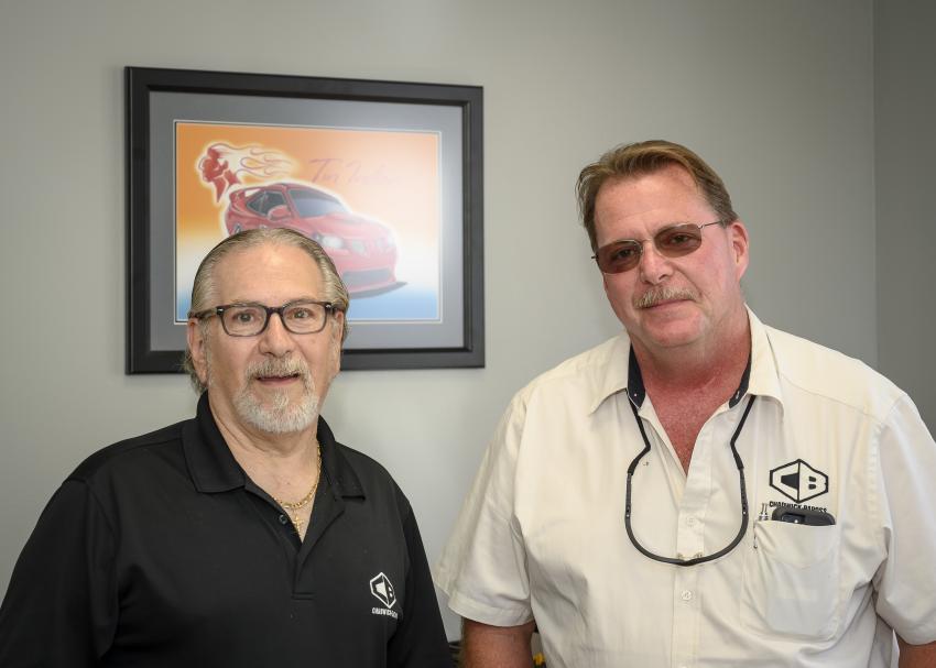 Guy Coraccio (L), sales coordinator, and Michael Marchand, branch manager, both of Chadwick-BaRoss.
