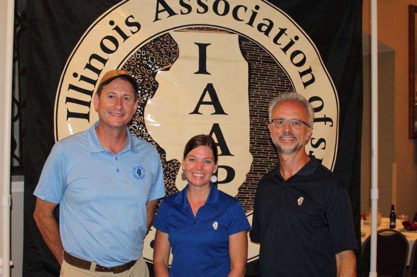 (L-R) are Dan Eichholz, executive director; Jodi Crowe, office manager; and Shawn McKinney, assistant director, all of IAAP.