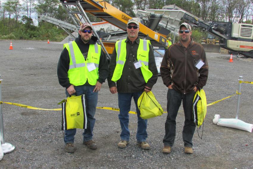 (L-R): Gary Shepherd, service manager; Mike Ressler, vice present of operations; Jordan Funk, partner, all of DH Funk & Sons, Columbia, Pa.