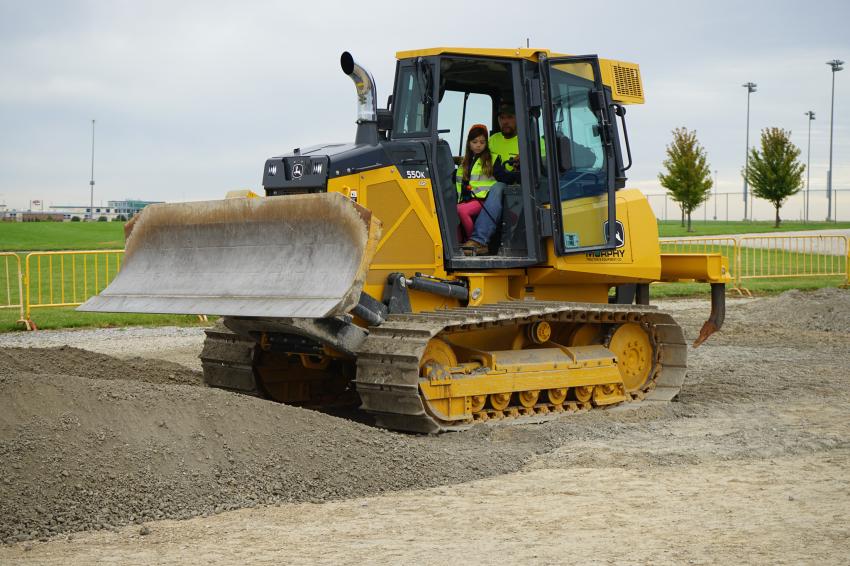 The purpose of Dozer Day is to give kids the “ultimate construction experience” by introducing them to heavy construction equipment.
