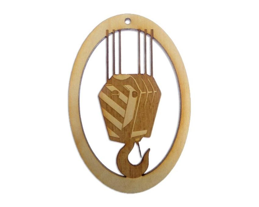 Personalized Crane Hook Ornament — Add to someone’s tree ornament collection with this special, handcrafted piece. Made of birch wood, this ornament will look lovely hanging on the tree this season. $11.99