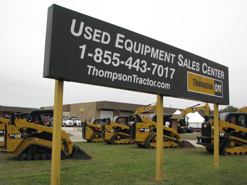 The Used Equipment Sales Center in Montgomery, Ala., has been the centralized point for all of Thompson Tractor’s used equipment operations since 2016. 